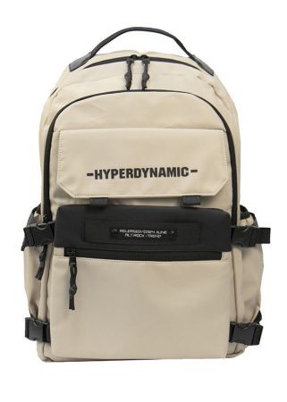 Рюкзак HYPERDYNAMIC, текстильный, водоотталкивающий																														 (352HYD-BE-L,бежевый,1105)
