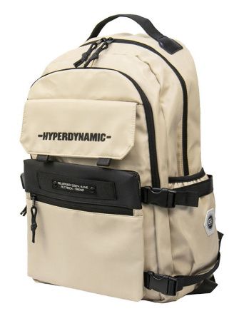 Рюкзак HYPERDYNAMIC, текстильный, водоотталкивающий																														 (352HYD-BE-L,бежевый,1105)