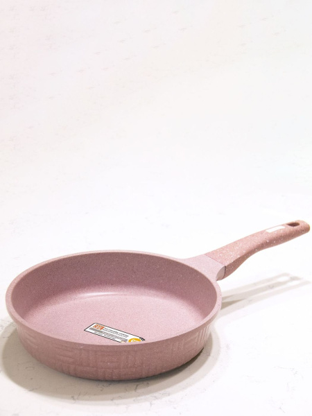 UC-4406PS PINK Набор сковород алюминиевых с антипригарным покрытием (цвет-роз.) - 20/24/28 см.