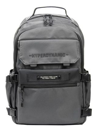Рюкзак HYPERDYNAMIC, текстильный, водоотталкивающий																														 (352HYD-DG-L,темно-серый,1107)