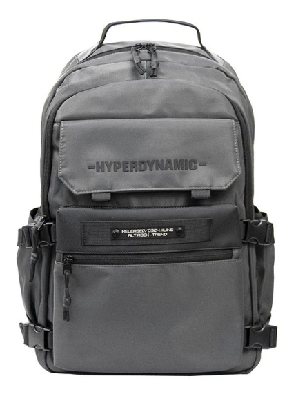 Рюкзак HYPERDYNAMIC, текстильный, водоотталкивающий																														 (352HYD-DG-L,темно-серый,1107)